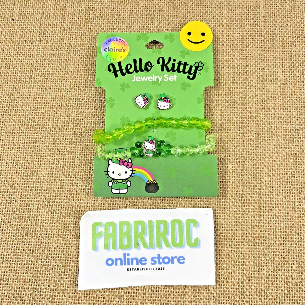 Claire's Hello Kitty St. Patrick'sDay Jewelry Sets Exclusive